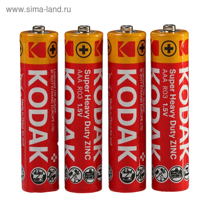 Батарейка Kodak R03 4 Extra sp Heavy Duty (м4ш) ААА 1763
