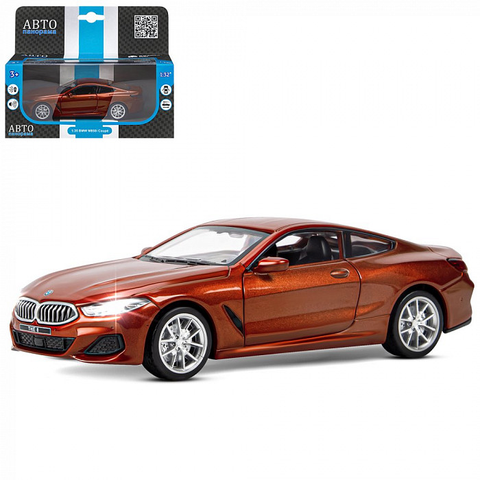 ТМ "Автопанорама" Машинка 1:35 BMW M850i Coupé, красный, свет, звук в/к 17,5*13,5*9 см  JB1251474 